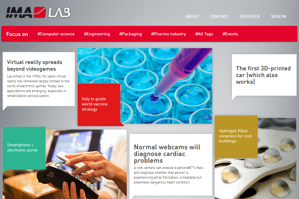 IMA Pharma - Sito web ImaLab
